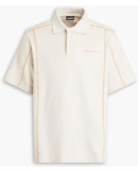 Jacquemus - Cotton-blend Piqué Polo Shirt - Lyst