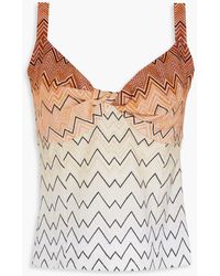 Missoni - Twisted Metallic Knitted Top - Lyst