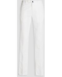 Slowear - Incotex Slim-fit Linen And Cotton-blend Chinos - Lyst