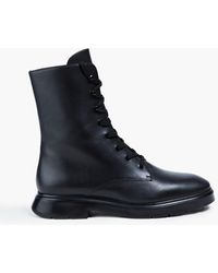 Stuart Weitzman - Mckenzee Leather Combat Boots - Lyst