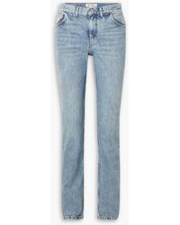 The Attico - High-rise Straight-leg Jeans - Lyst