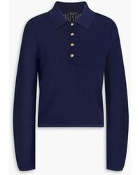 Rag & Bone - Viola pullover aus einer gerippten baumwollmischung mit polokragen - Lyst