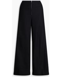 TOTEME - Cotton-twill Wide-leg Pants - Lyst