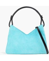 STAUD - Valerie Suede Shoulder Bag - Lyst