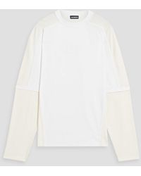 Jacquemus - Layered Flocked Cotton-jersey T-shirt - Lyst