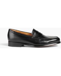 Officine Generale - Parker Leather Loafers - Lyst