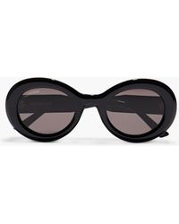 Balenciaga - Sonnenbrille mit rundem rahmen aus azetat - Lyst