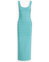 Hervé Léger - Bandage Maxi Dress - Lyst