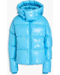 Perfect Moment - January Quilted Coated Hooded Ski Jacket - Lyst