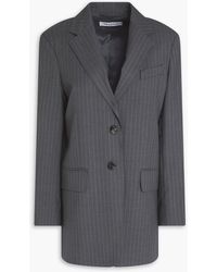 Max Mara - Blazer "oche" aus woll-twill mit nadelstreifen - Lyst