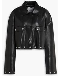 Nanushka - Kassie Studded Okobor Shirt - Lyst
