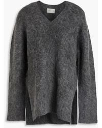 Loulou de Saison - Pullover "goto" aus einer gebürsteten alpakamischung - Lyst