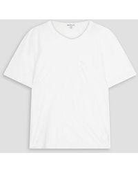 James Perse - Cotton And Linen-blend Jersey T-shirt - Lyst