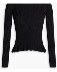 Altuzarra - Kent Off-The-Shoulder Ribbed-Knit Top - Lyst