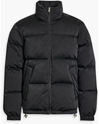 Sandro - Logo-print Quilted Shell Jacket - Lyst