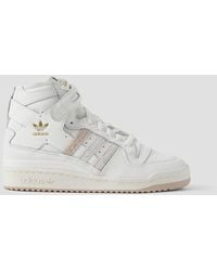 adidas Originals - Perforated Leather High-top Sneakers - Lyst