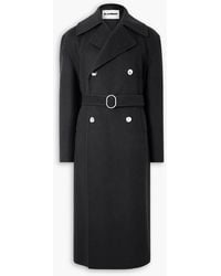 Jil Sander - Double-Breasted Belted Double-Faced Cashmere Coat - Lyst