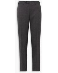 Canali - Slim-Fit Prince Of Wales Checked Super 160S Wool Suit Pants - Lyst