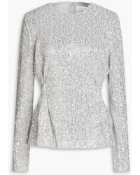 Stine Goya - Glory Sequined Knitted Top - Lyst