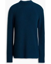 Vince - Ribbed Wool And Cashmere-blend Sweater - Lyst