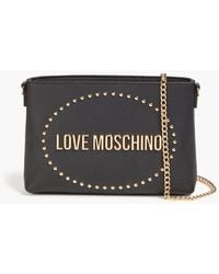 Love Moschino - Schultertasche aus strukturiertem kunstleder - Lyst