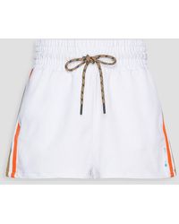 The Upside - Striped Cotton-blend Jersey Shorts - Lyst