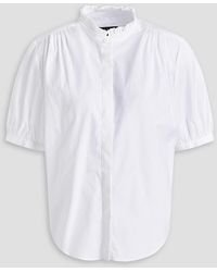 Rag & Bone - Jordan hemd aus baumwollpopeline mit falten - Lyst