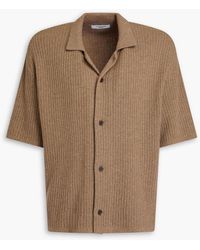 LE17SEPTEMBRE - Ribbed-knit Shirt - Lyst