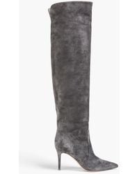 Gianvito Rossi - Hansen Suede Over-the-knee Boots - Lyst