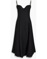 Jonathan Simkhai - Analise Linen-blend Midi Dress - Lyst