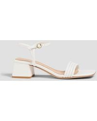 Gianvito Rossi - Lena 45 Leather Sandals - Lyst