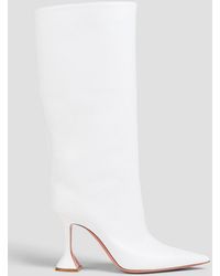AMINA MUADDI - Fiona 95 Leather Boots - Lyst