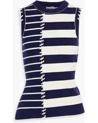 Jonathan Simkhai - Joelene Ribbed Striped Wool-Blend Top - Lyst