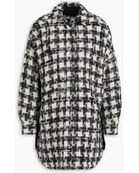 IRO - Checked Tinsel And Wool-blend Bouclé-tweed Jacket - Lyst