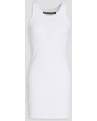 Enza Costa - Ribbed Jersey Mini Dress - Lyst