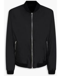 Dolce & Gabbana - Reversible Silk And Wool-Blend Bomber Jacket - Lyst