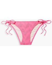 Solid & Striped - The Iris Stretch-Jacquard Bikini Briefs - Lyst