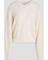 Brunello Cucinelli - Ribbed Alpaca And Cotton-Blend Sweater - Lyst