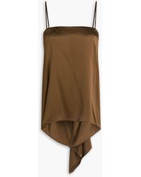 Esse Studios - Finesa Draped Silk-Charmeuse Camisole - Lyst