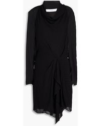 IRO - Minikleid aus georgette mit falten und stickereien - Lyst
