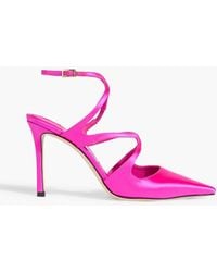 Jimmy Choo - Azia 95 Satin Pumps - Lyst