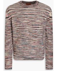Missoni - Space-Dyed Cashmere And Wool-Blend Sweater - Lyst