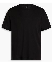James Perse - Linen-blend T-shirt - Lyst