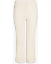 Theory - Urban Leather Kick-flare Pants - Lyst