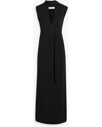 BITE STUDIOS - La Nuit Scarf Cutout Crepe Maxi Dress - Lyst