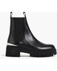 Maje - Leather Chelsea Boots - Lyst