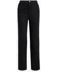 ROTATE BIRGER CHRISTENSEN - Crystal-embellished High-rise Straight-leg Jeans - Lyst