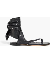 IRO - Studded Leather Sandals - Lyst