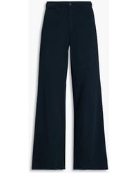 Rag & Bone - Hose mit weitem bein aus twill aus einer baumwollmischung - Lyst