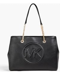MICHAEL Michael Kors - Brynn Faux Textured-leather Tote - Lyst
